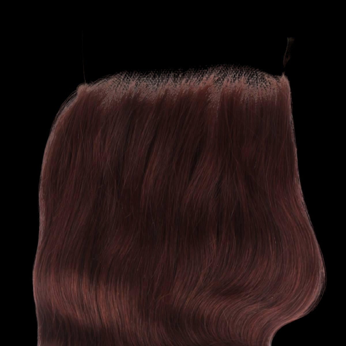 Burgundy Body Wave 5x5 HD Lace Human Hair Closure by Private Label