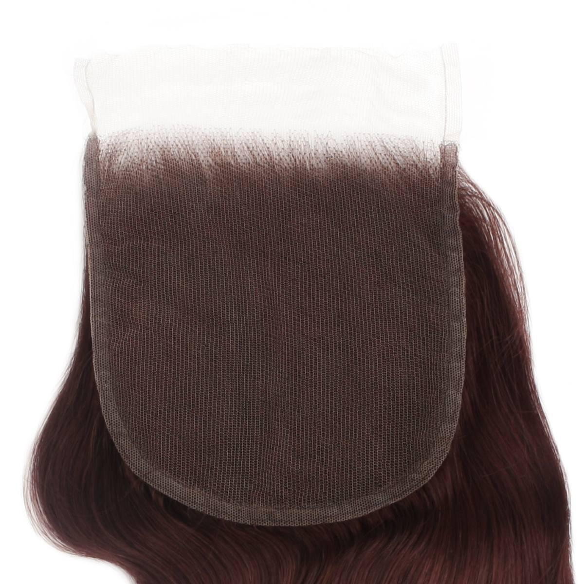 Burgundy Body Wave 5x5 HD Lace Human Hair Closure by Private Label