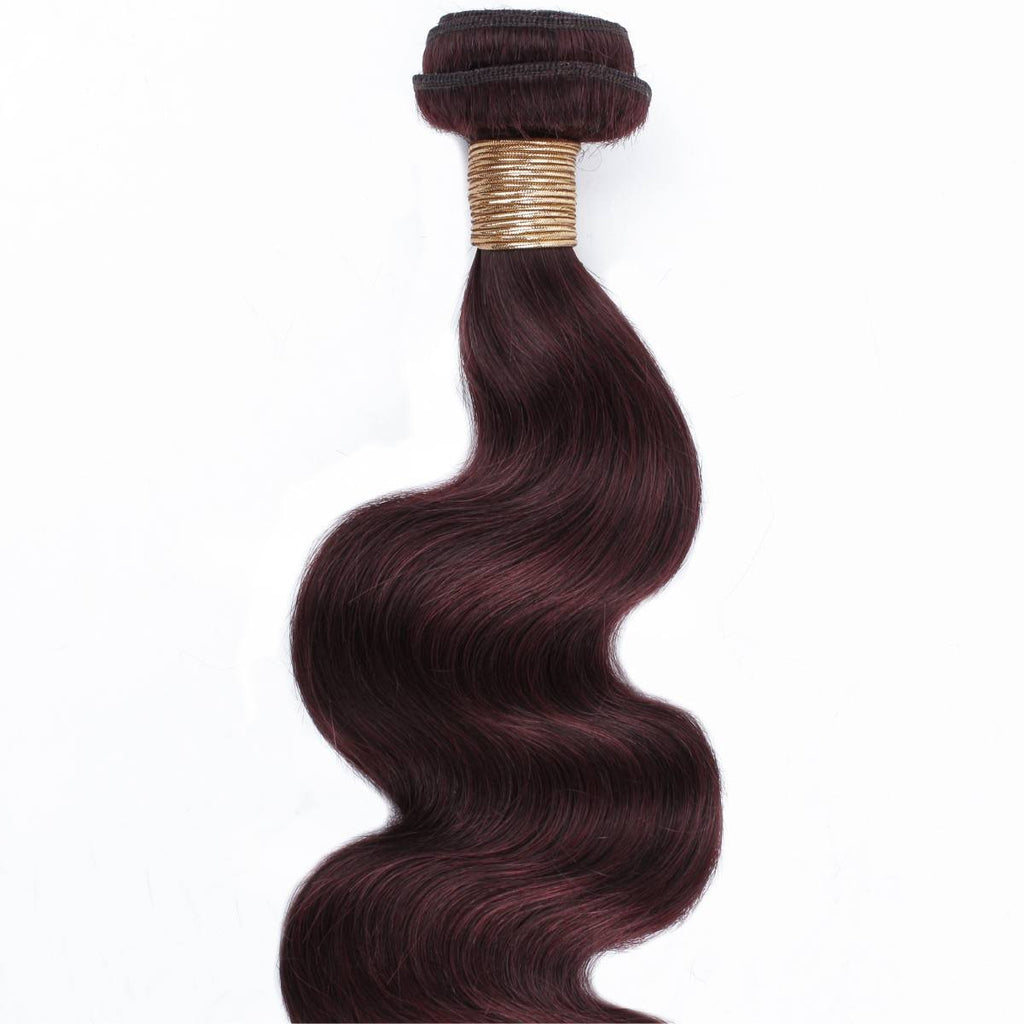Burgundy Body Wave 100% Human Hair Bundles by Private Label