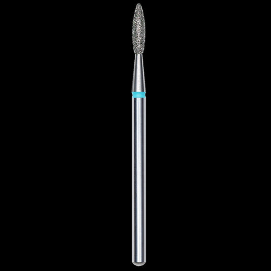 DIAMOND NAIL DRILL BIT, "FLAME", BLUE, HEAD DIAMETER 2.1/8MM (FA10B021/8) - STALEKS™ by kvadrat store