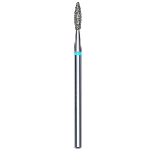 DIAMOND NAIL DRILL BIT, "FLAME", BLUE, HEAD DIAMETER 2.1/8MM (FA10B021/8) - STALEKS™