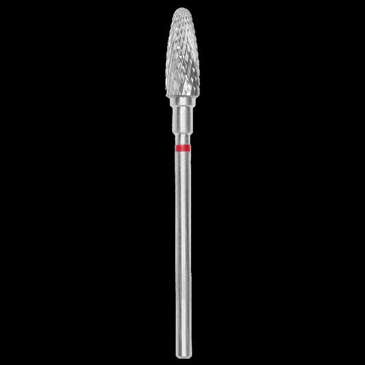 CARBIDE NAIL DRILL BIT, "CORN", RED, HEAD DIAMETER 5/13MM (FT90R050/13) (№81) - STALEKS™ by kvadrat store