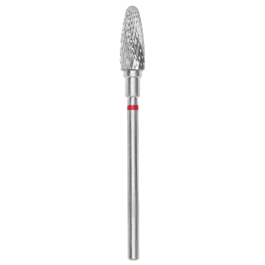 CARBIDE NAIL DRILL BIT, "CORN", RED, HEAD DIAMETER 5/13MM (FT90R050/13) (№81) - STALEKS™