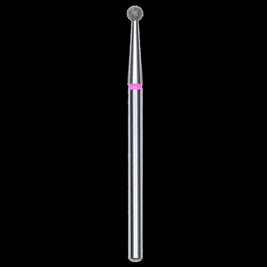DIAMOND NAIL DRILL BIT, "BALL", RED, HEAD DIAMETER 2.5MM (FA01R025) - STALEKS™ by kvadrat store