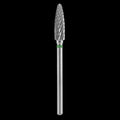 CARBIDE NAIL DRILL BIT, "CORN", GREEN, HEAD DIAMETER 4/14MM (FT90G040/14) (#207)-STALEKS™ by kvadrat store