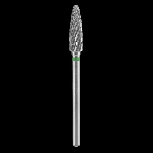 CARBIDE NAIL DRILL BIT, "CORN", GREEN, HEAD DIAMETER 4/14MM (FT90G040/14) (#207)-STALEKS™ by kvadrat store