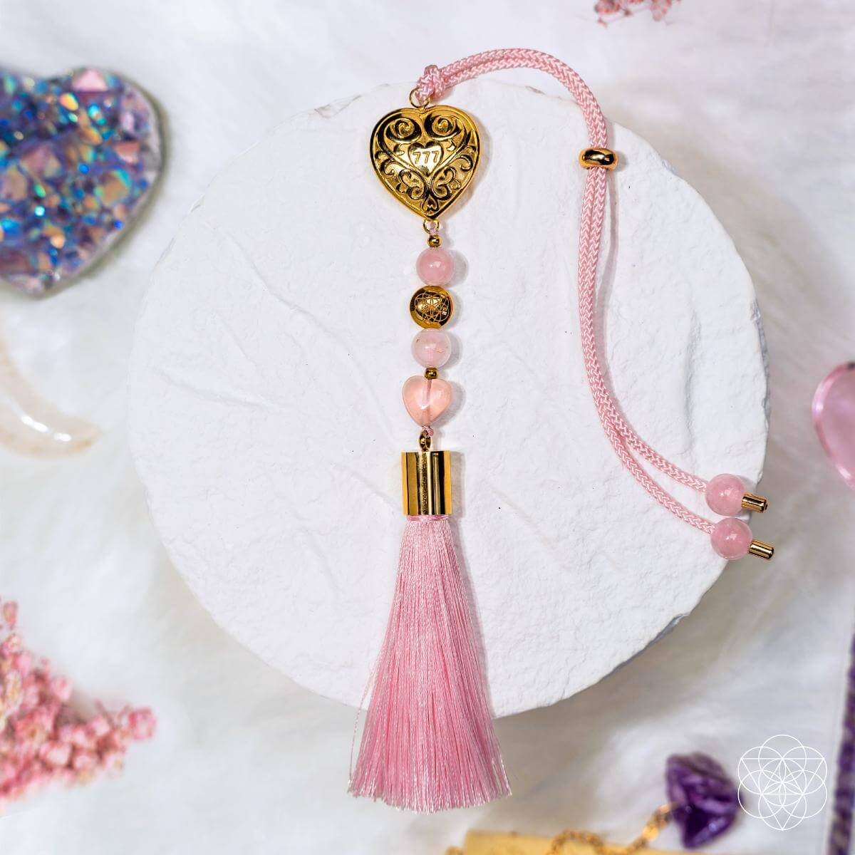 Car Guardian - ‘You Are Loved’ Heart Charm Tassel by Conscious Items