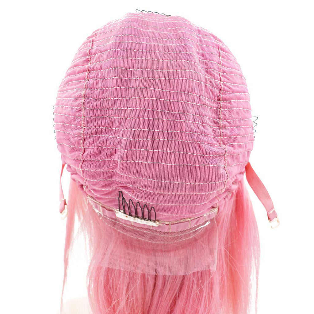 Cotton Candy 13x4 Transparent Lace Front 100% Human Hair Bob Wig by Private Label