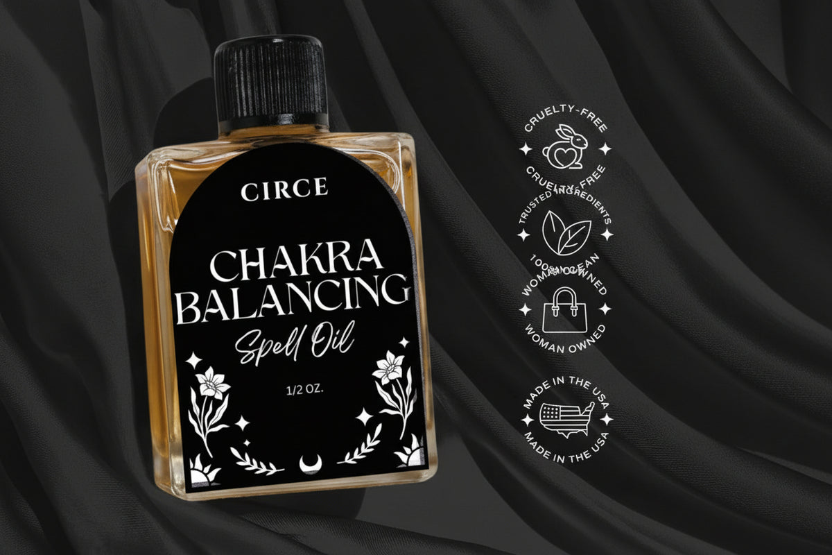 Chakra Balancing Oil — Energy Alignment Ritual by Circe Boutique