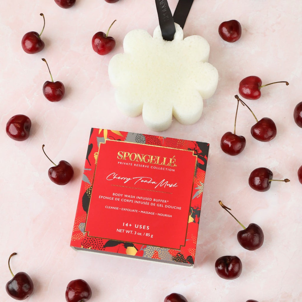 Cherry Tonka Musk | Boxed Flower by Spongellé