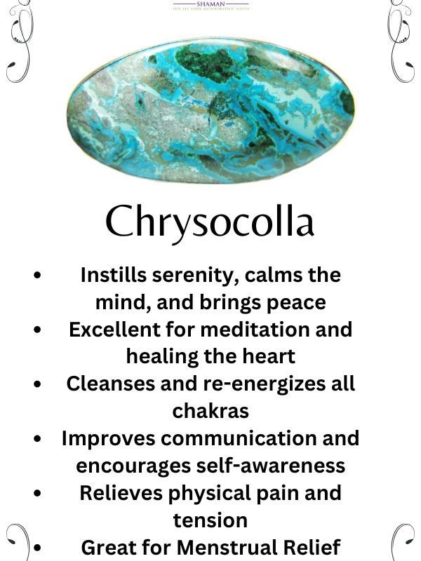 Genuine Chrysocolla Stone Crystal Bracelet with 14k Gold Filled Spacers 7 - 11 by The Good Shaman