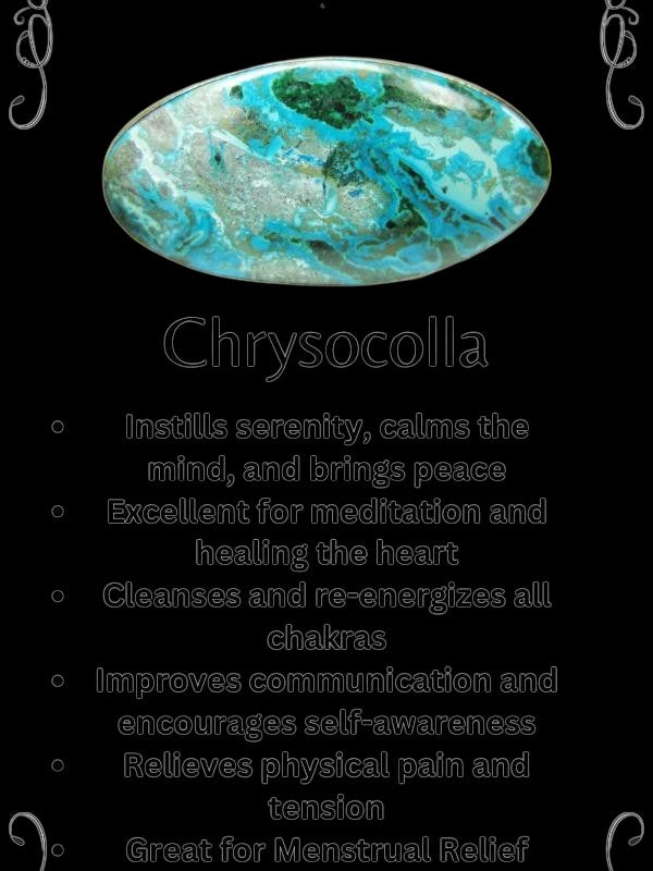 Genuine Chrysocolla Stone Crystal Bracelet with 14k Gold Filled Spacers 7 - 11 by The Good Shaman