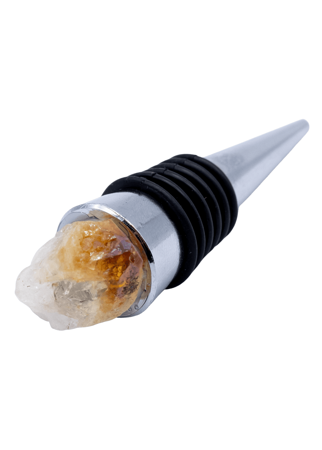 Citrine Crystal Wine Stopper