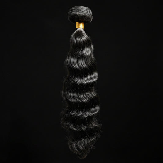 Indian Curly Natural Black Clip-in 100% Human Hair Extensions by Private Label