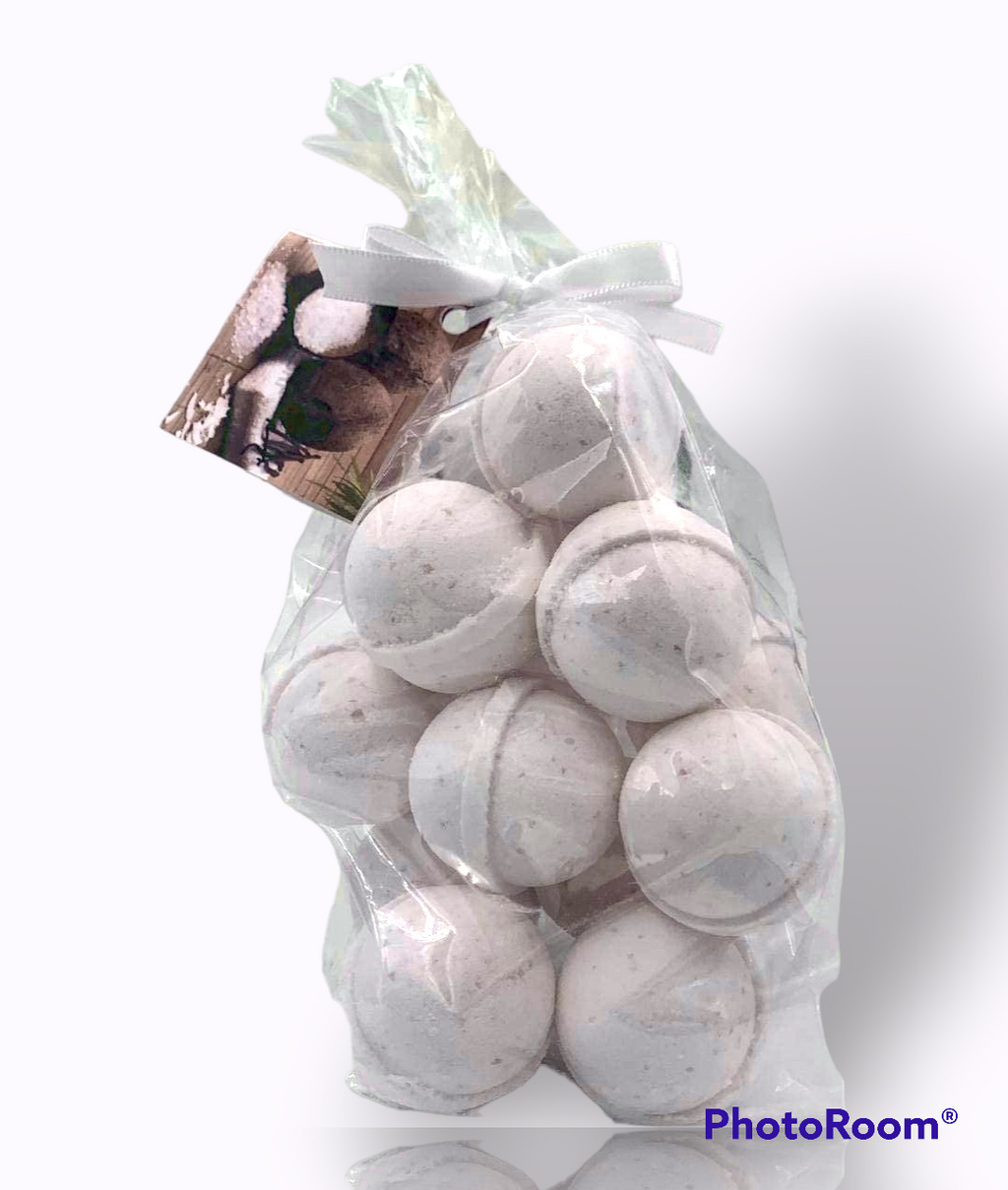 CASE PACK BUNDLE - Bath Bomb Fizzies with Shea, Mango and Cocoa Butter, Ultra Moisturizing CASE Pack (14 Count) Pack of 6 by Spa Pure