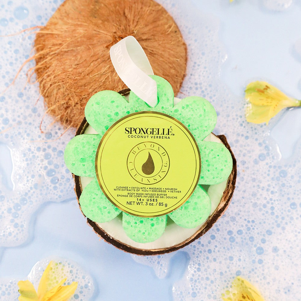 Coconut Verbena | Wild Flower Bath Sponge by Spongellé