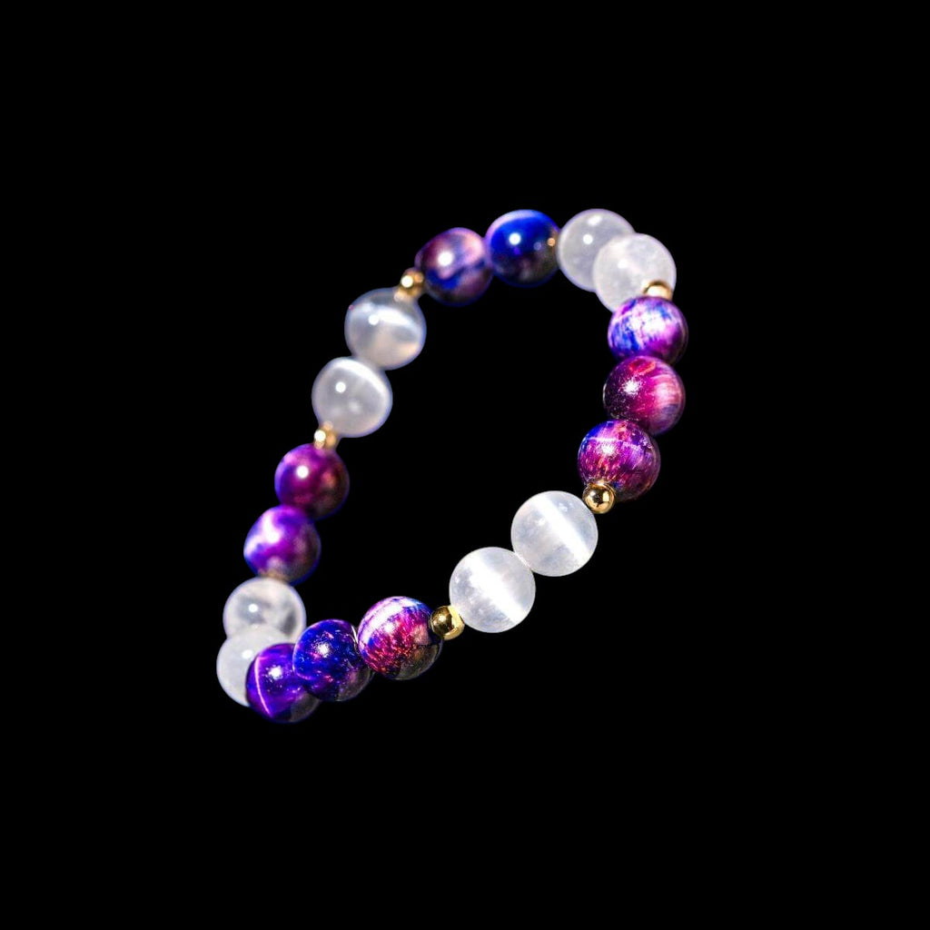 Cosmic Energy Amplifier - Galaxy Tiger’s Eye Bracelet by Conscious Items