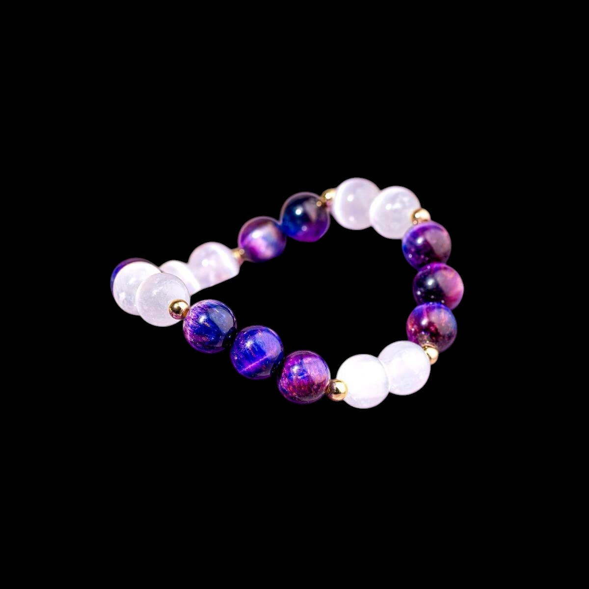 Cosmic Energy Amplifier - Galaxy Tiger’s Eye Bracelet by Conscious Items