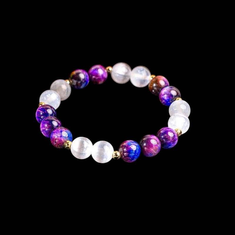 Cosmic Energy Amplifier - Galaxy Tiger’s Eye Bracelet by Conscious Items
