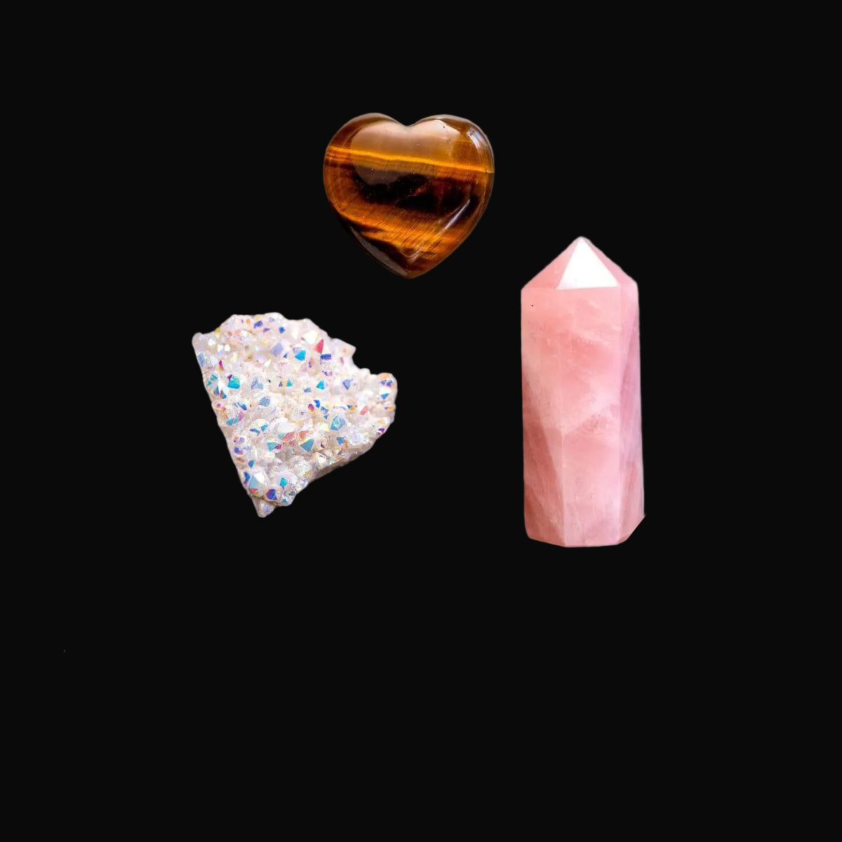 Crystal Fridge Magnets - Trio of Protection & Comfort by Conscious Items