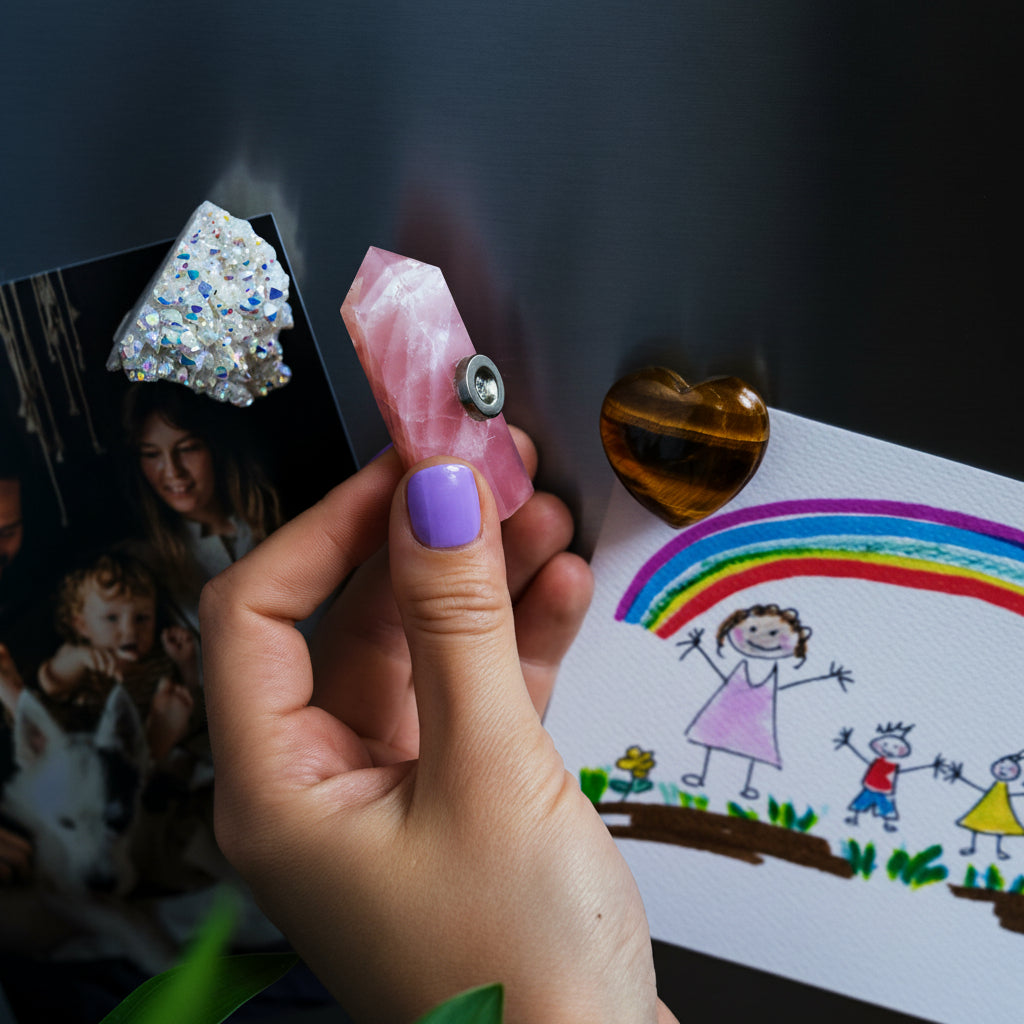 Crystal Fridge Magnets - Trio of Protection & Comfort by Conscious Items