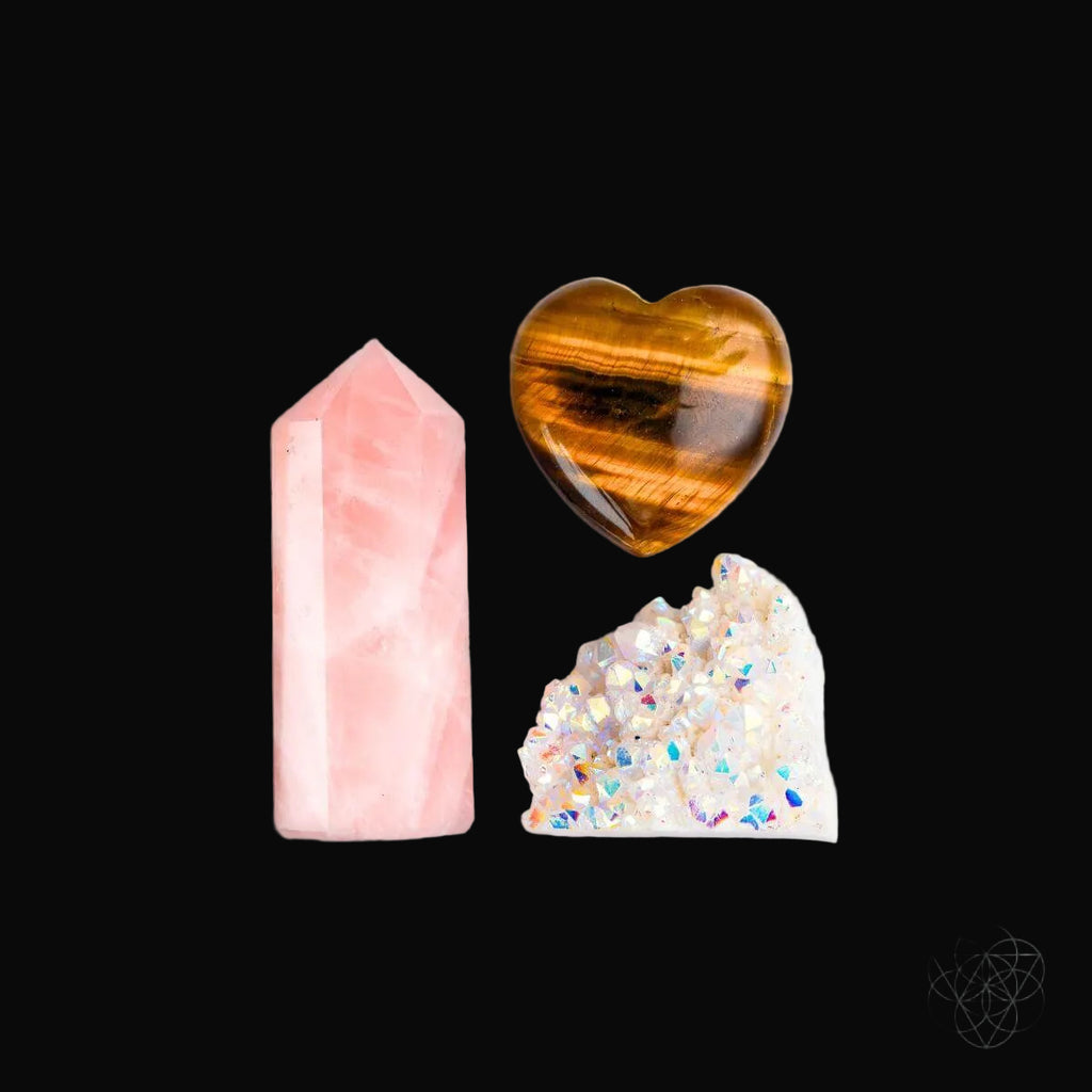 Crystal Fridge Magnets - Trio of Protection & Comfort by Conscious Items