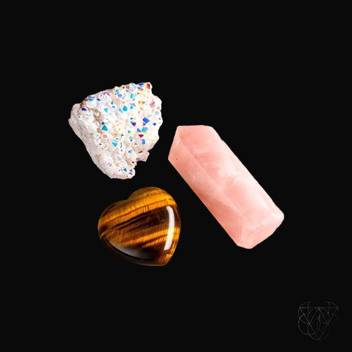 Crystal Fridge Magnets - Trio of Protection & Comfort by Conscious Items