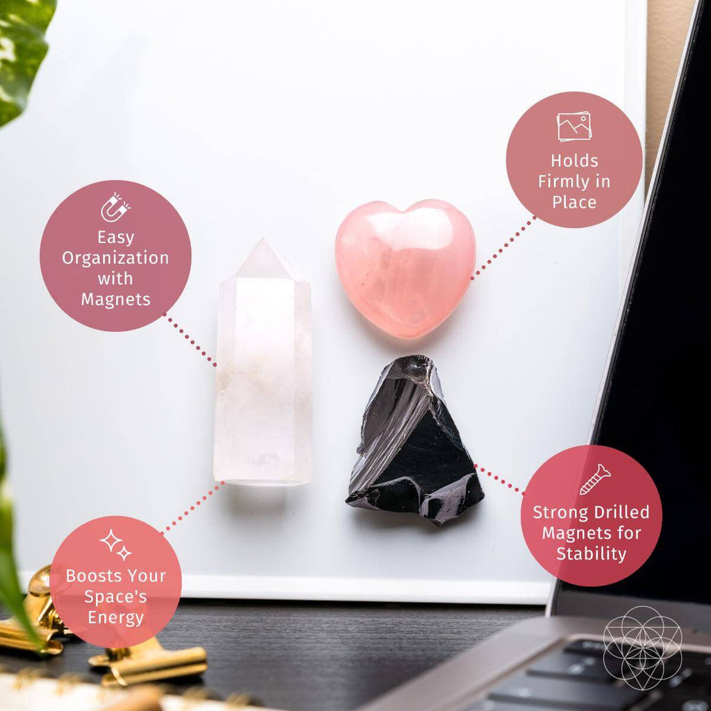 Crystal Guardian Magnets - Trio of Peace & Protection by Conscious Items