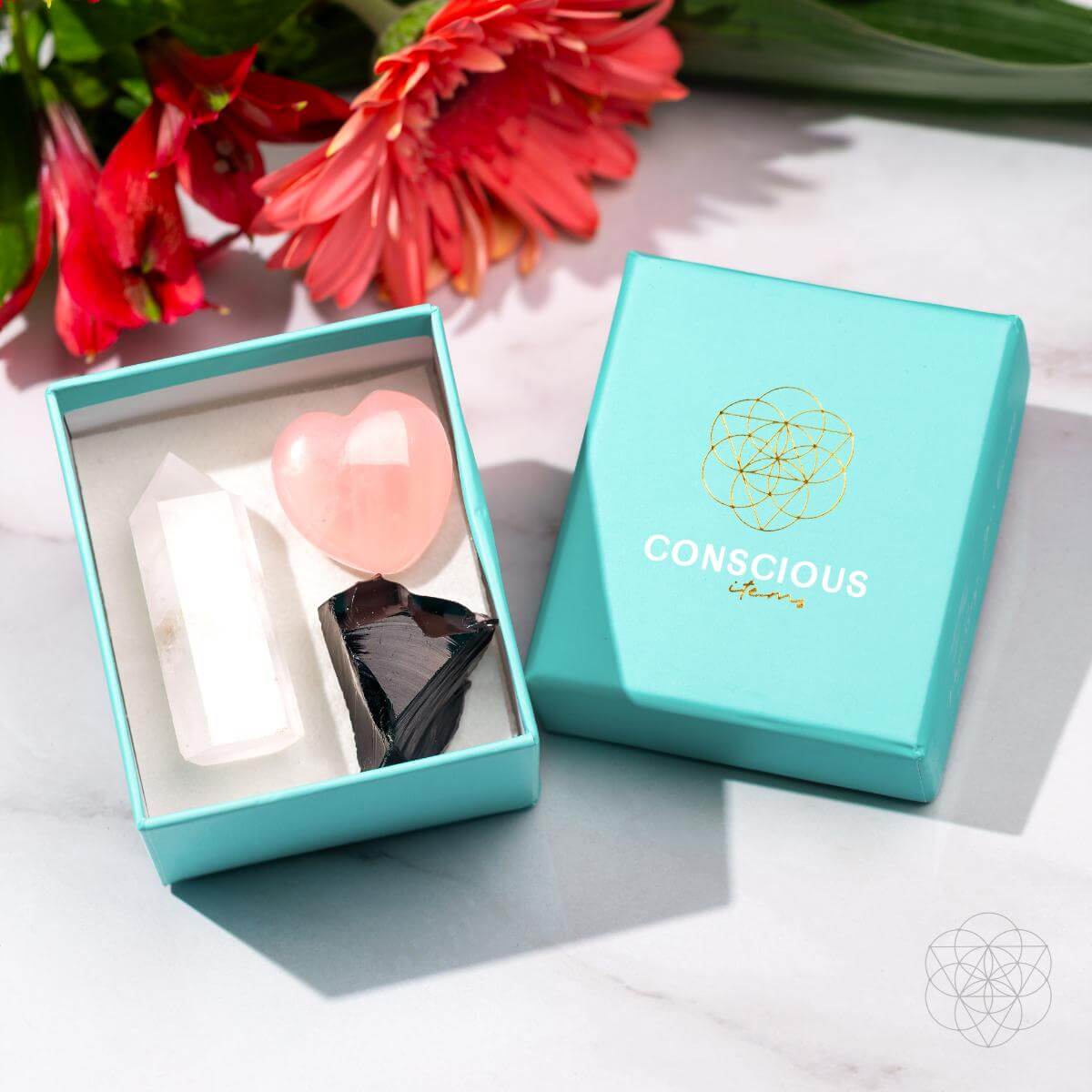 Crystal Guardian Magnets - Trio of Peace & Protection by Conscious Items