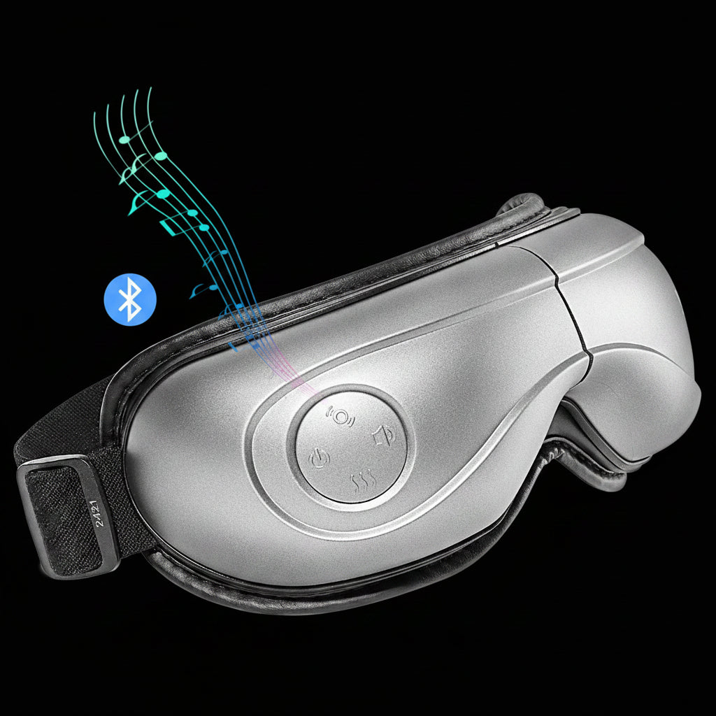 Heated Eye Massager Eye Care Device 5 Modes Bluetooth Music 180° Foldable by VYSN