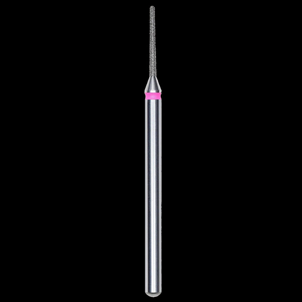 DIAMOND NAIL DRILL BIT, "NEEDLE", RED, HEAD DIAMETER 1/10MM (FA80R010/10) - STALEKS™ by kvadrat store