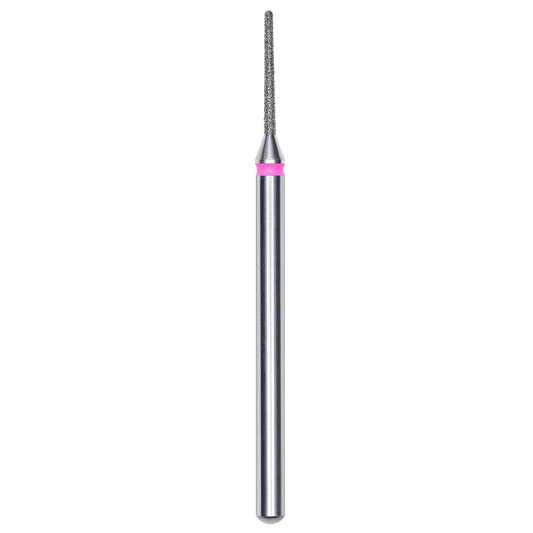 DIAMOND NAIL DRILL BIT, "NEEDLE", RED, HEAD DIAMETER 1/10MM (FA80R010/10) - STALEKS™