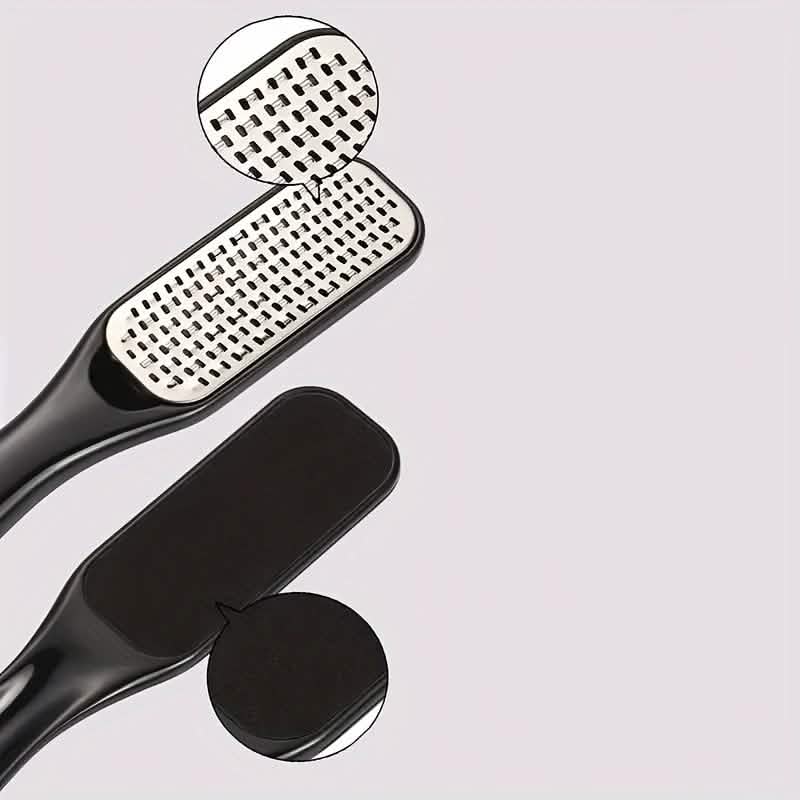 4-Piece Stainless Steel Foot File Set – Callus & Dead Skin Remover by DailySale