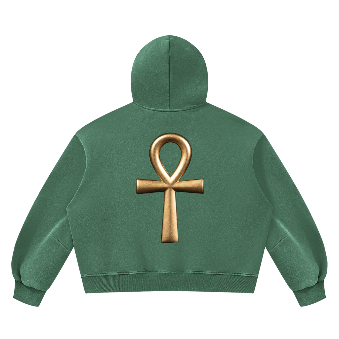 Unisex Vintage Wash Boxy Fleece Hoodie