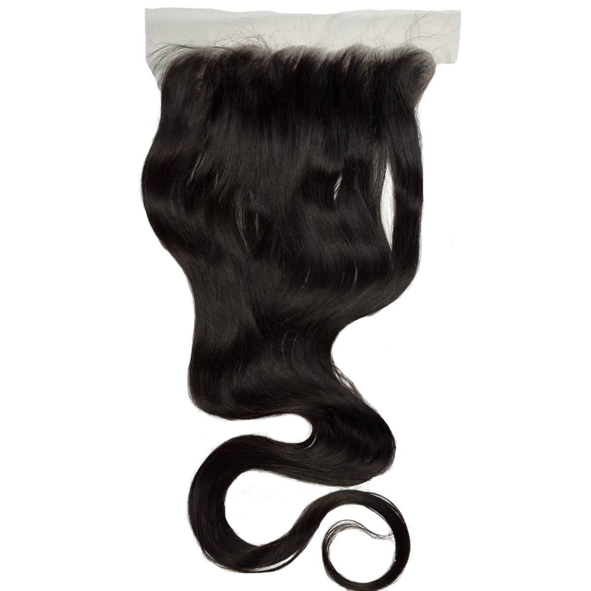 45" Raw Straight 13x6 HD Lace Human Hair Frontal by Private Label