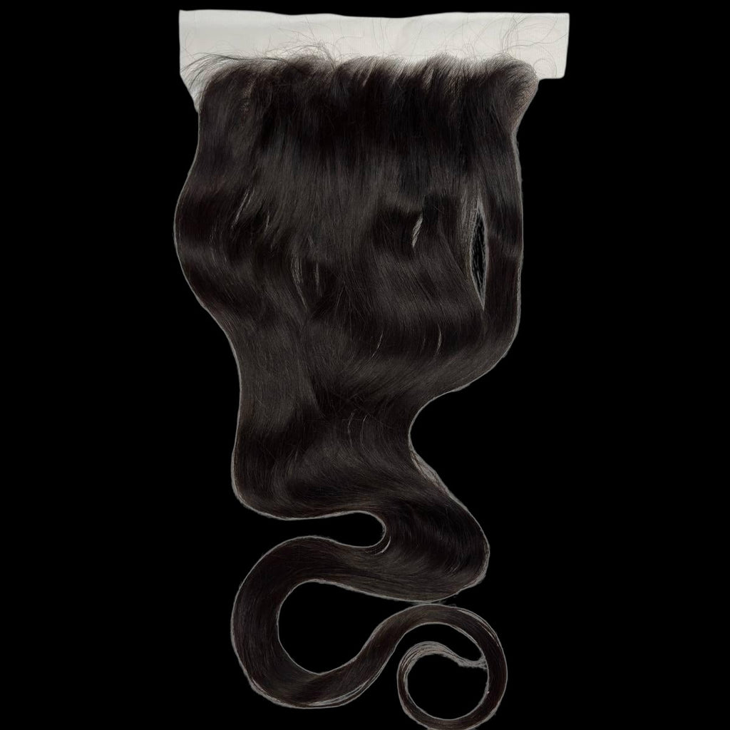 45" Raw Straight 13x6 HD Lace Human Hair Frontal by Private Label