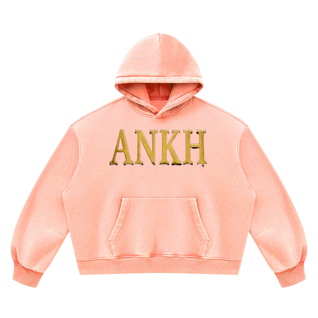 Unisex Vintage Wash Boxy Fleece Hoodie