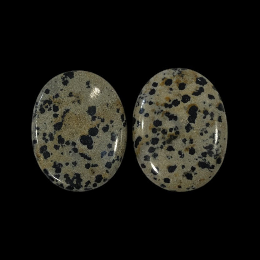 Dalmatian Jasper Comfort Stone
