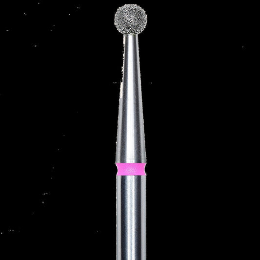 DIAMOND NAIL DRILL BIT, "BALL", RED, HEAD DIAMETER 2.7MM (FA01R027) - STALEKS™ by kvadrat store