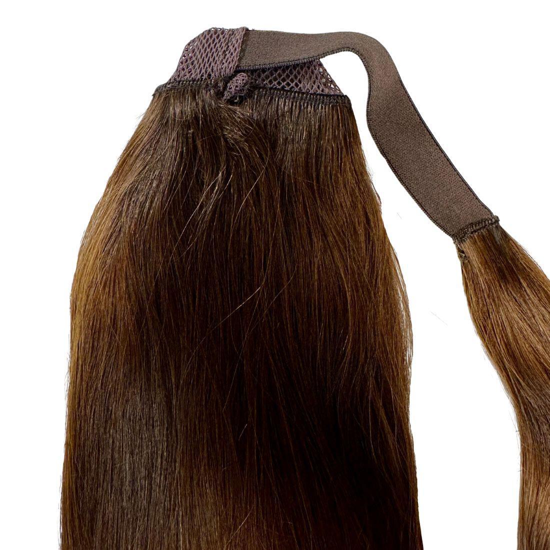 Dark Brown 100% Human Hair Ponytail Extension by Private Label