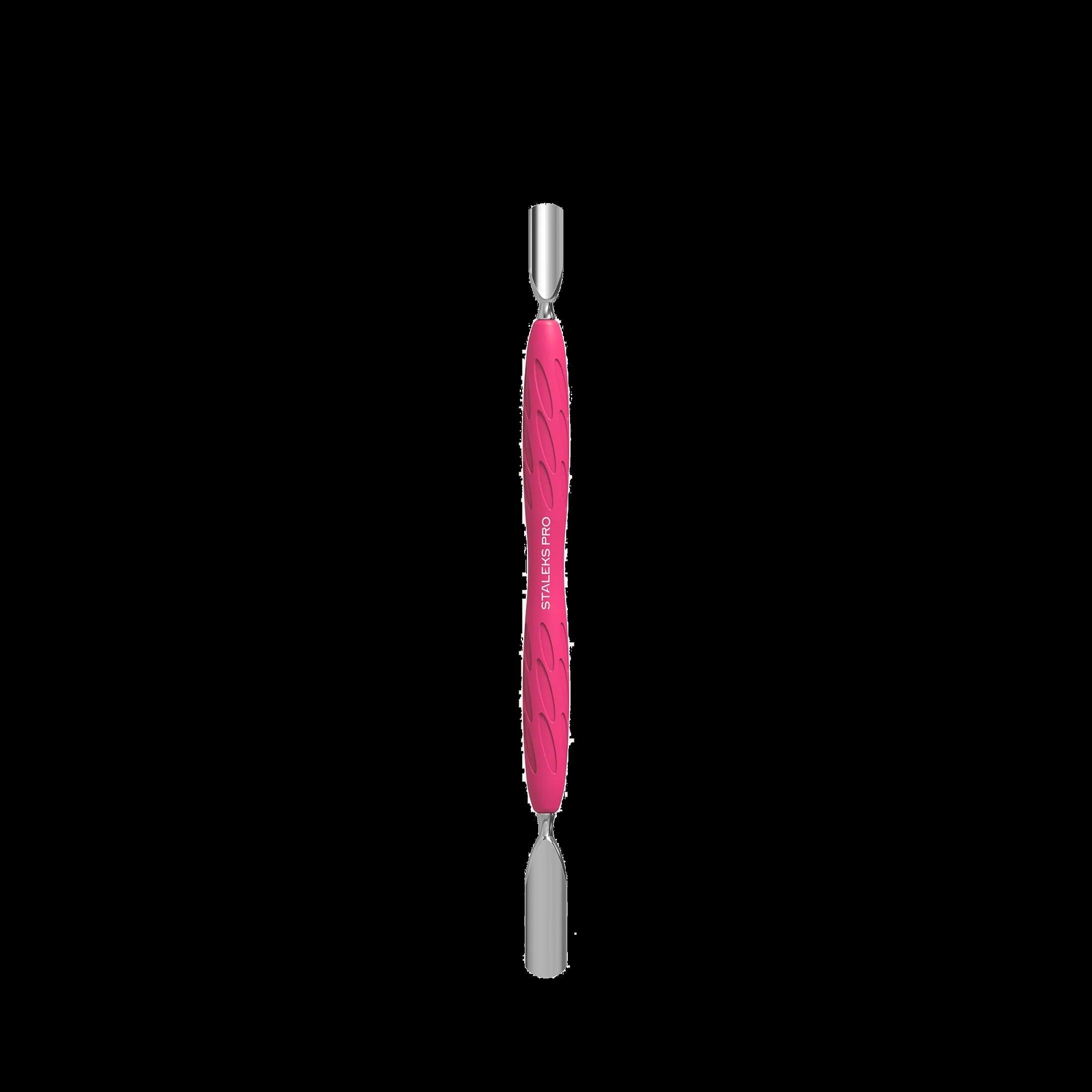 Manicure Pusher With Silicone Handle "Gummy" UNIQ 10 TYPE 1 (Wide Rounded Pusher + Narrow Rounded Pusher) PQ-10/1- STALEKS by kvadrat store
