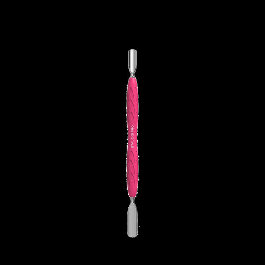 Manicure Pusher With Silicone Handle "Gummy" UNIQ 10 TYPE 1 (Wide Rounded Pusher + Narrow Rounded Pusher) PQ-10/1- STALEKS by kvadrat store