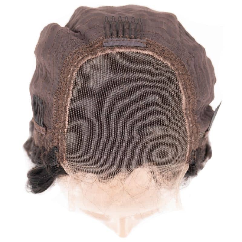 Deep Wave 4x4 Transparent Lace 100% Human Hair Closure Wig by Private Label