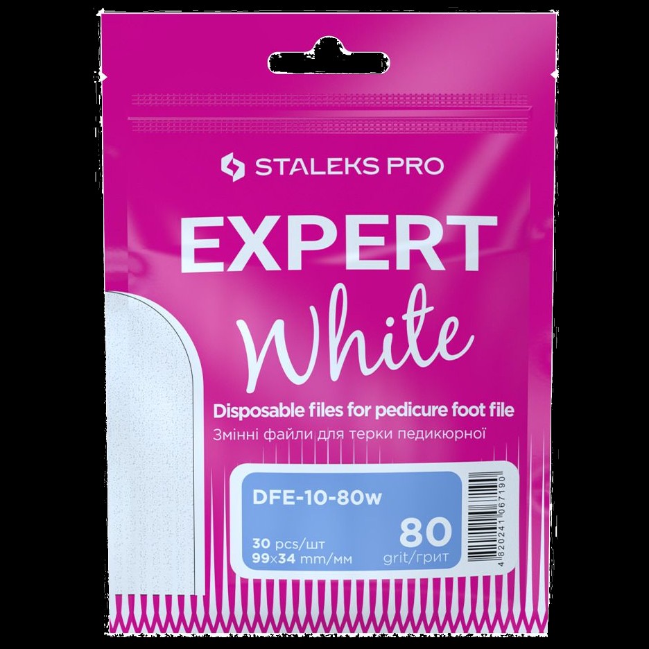 STALEKS PRO EXPERT 10 REPLACEABLE ABRASIVE KIT FOR PEDICURE RASPS(30 PCS) DFE-10 - STALEKS™ by kvadrat store