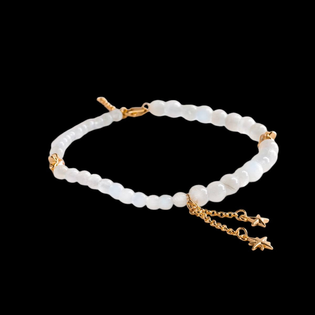 Divine Intuition - Moonstone Anklet and Earrings Set by Conscious Items