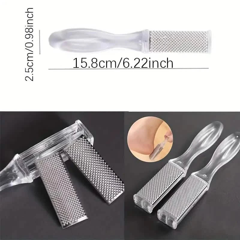 Dual-Sided Foot File - Callus Remover & Pedicure Tool for Smooth, Soft Feet, Toenail, Skin Care by DailySale