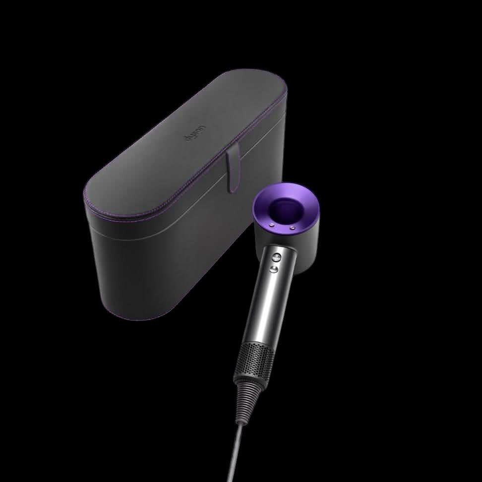 Dyson Supersonic Hair Dryer Original Leather Anti-Scratch Organizer Travel Gift Case (Refurbished) by DailySale