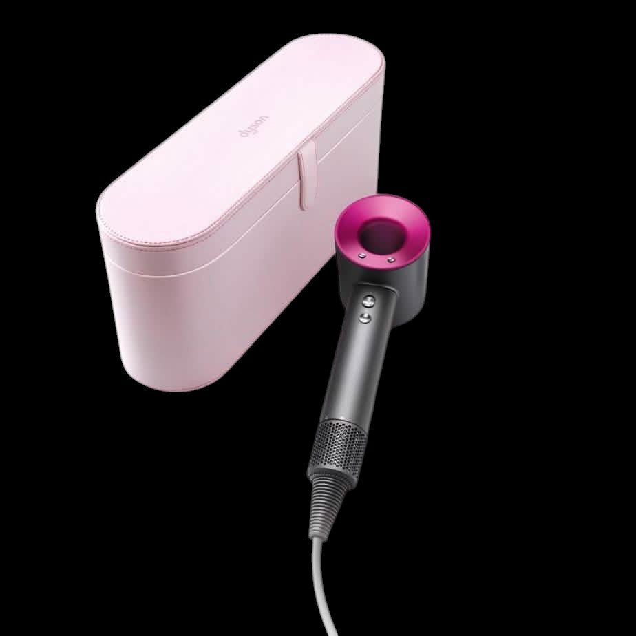 Dyson Supersonic Hair Dryer Original Leather Anti-Scratch Organizer Travel Gift Case (Refurbished) by DailySale