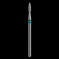 STALEKS - Diamond nail drill bit DUO "Pointed Flame" blue-green, 2,1/8mm (FA11BG021/8) by kvadrat store