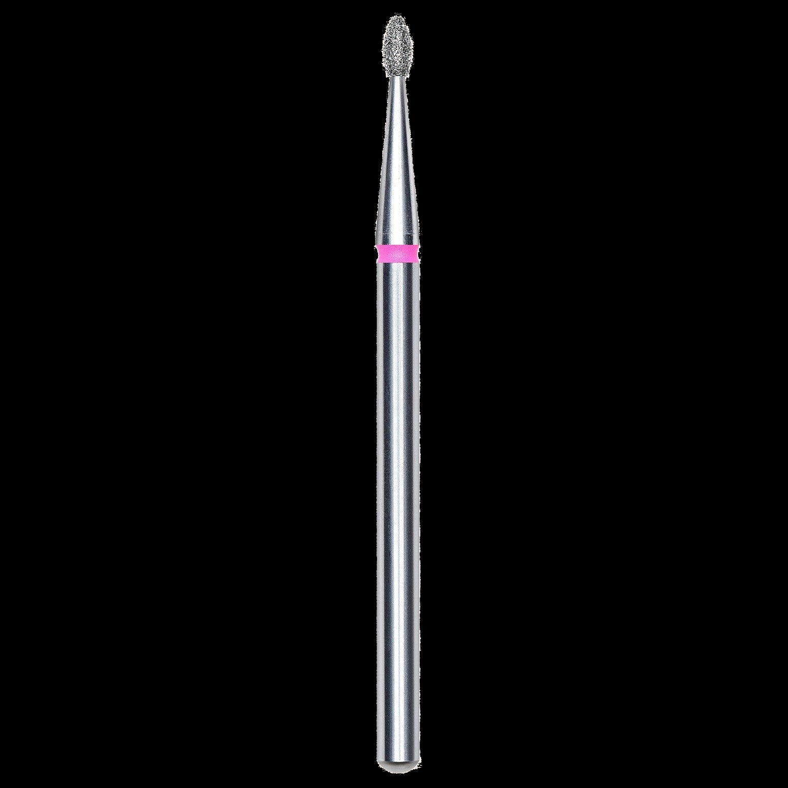 DIAMOND NAIL DRILL BIT, "BUD", RED, HEAD DIAMETER 1.6/3.4MM (FA50R016/3.4) - STALEKS™ by kvadrat store